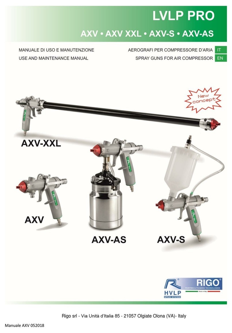 RIGO LVLP PRO AXV Use and maintenance manual