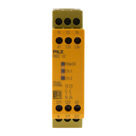 Pilz PNOZ X2 operating manual