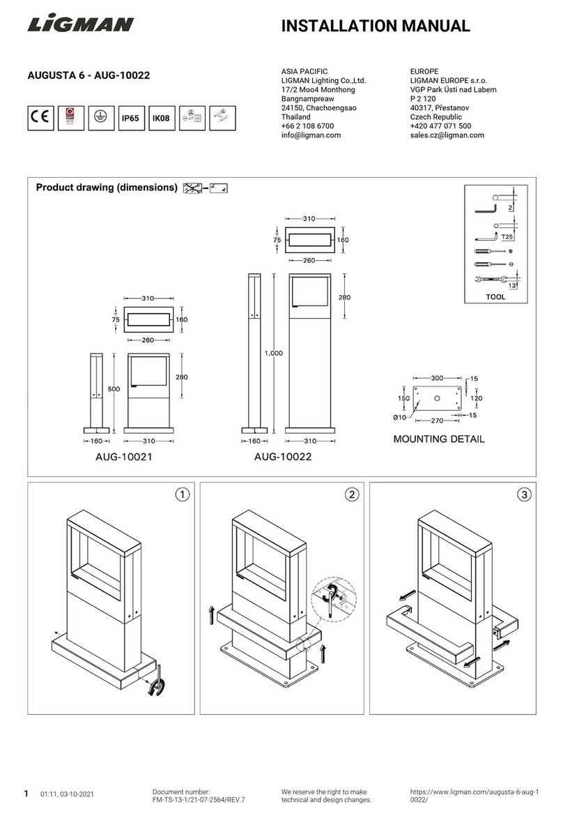 LIGMAN AUGUSTA 6 User manual