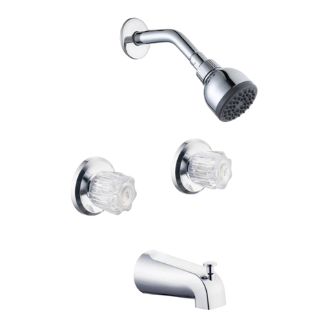 Glacier bay 833X-0001 Installation and care guide Glacier bay 833X-0001 Installation and care guide