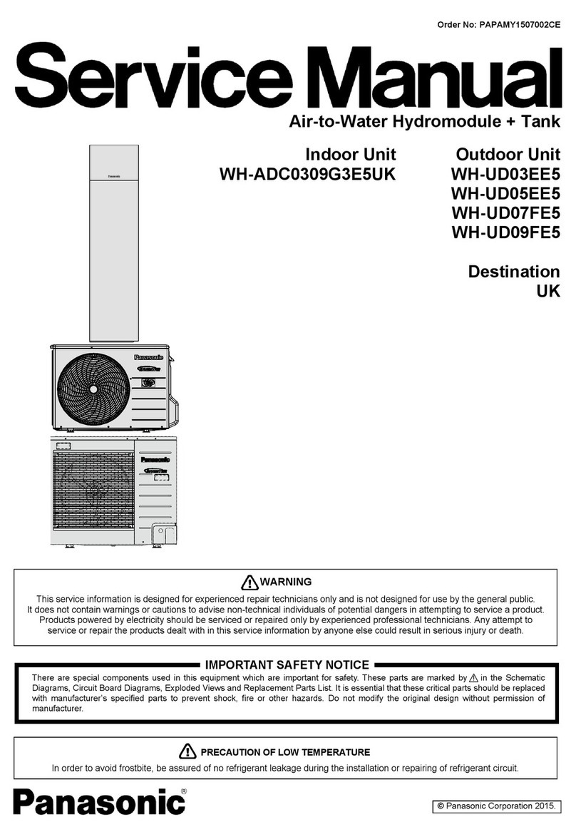 Panasonic WH-ADC0309G3E5UK Service manual