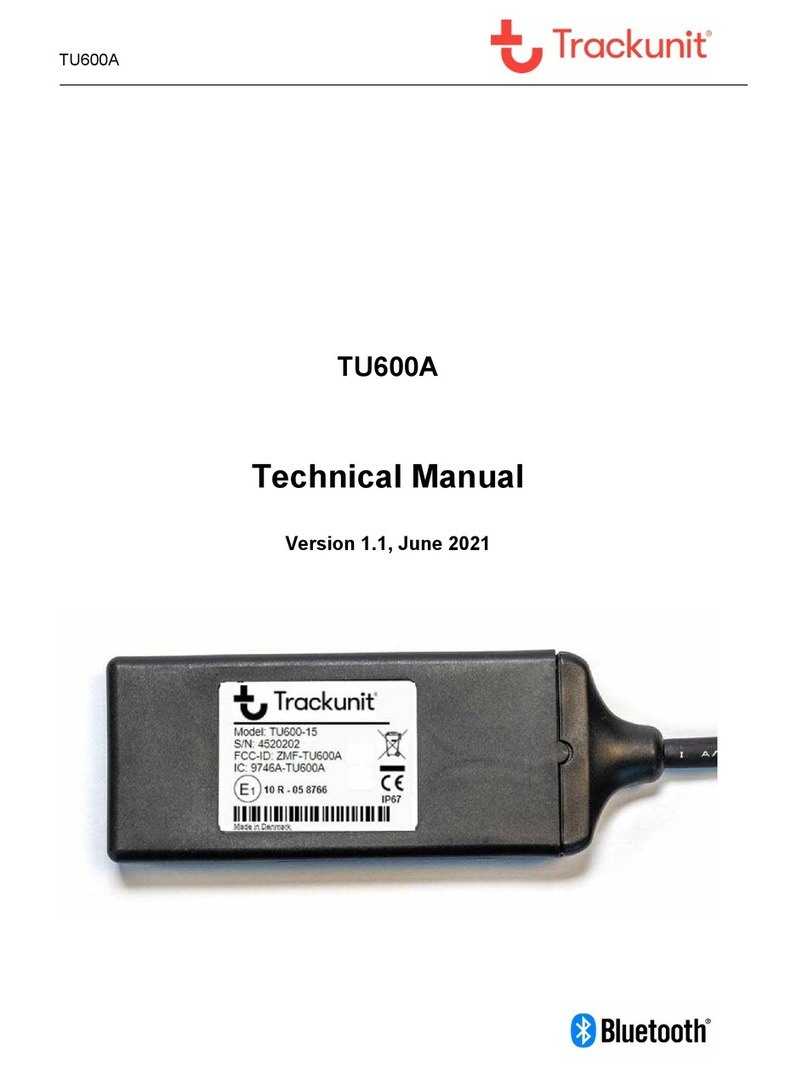 Trackunit TU600A User manual