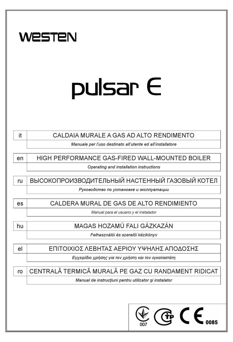 Westen Pulsar E Operating and installation instructions