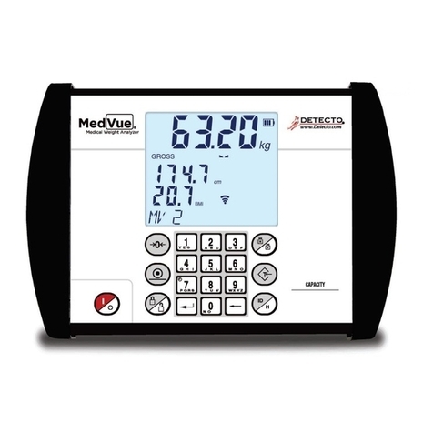 Detecto MedVue MV2 owner's manual
