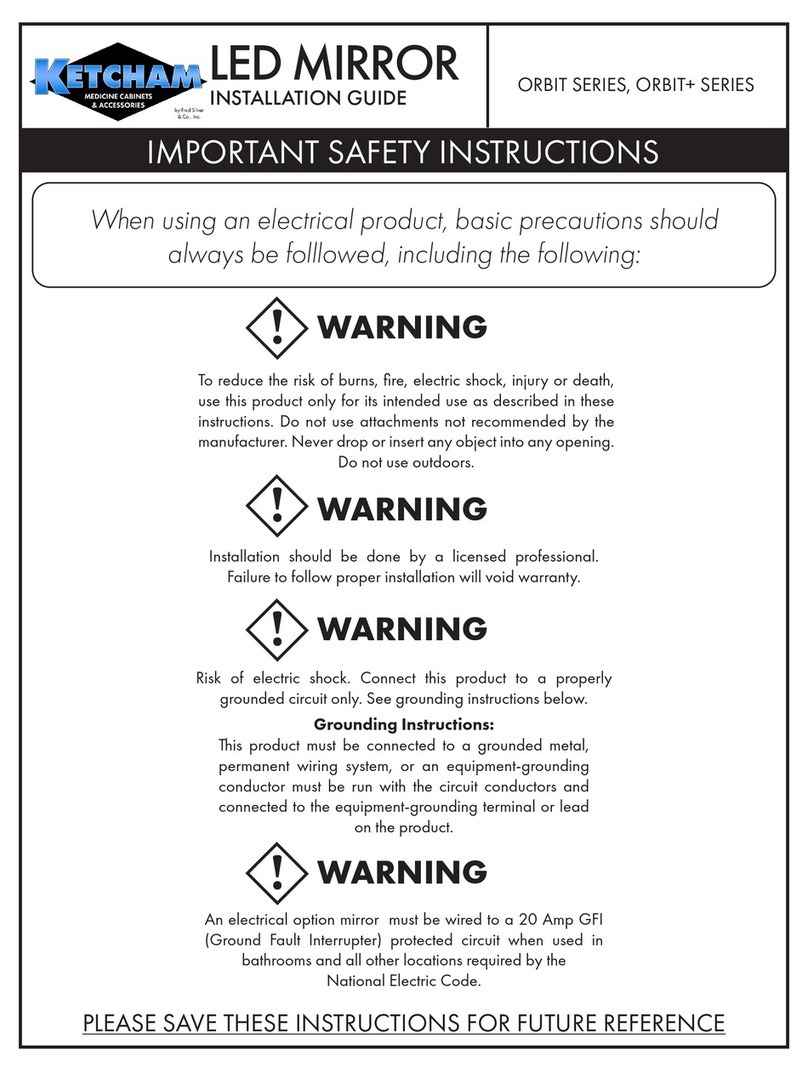 KETCHAM ORBIT Series installation guide KETCHAM ORBIT Series installation guide