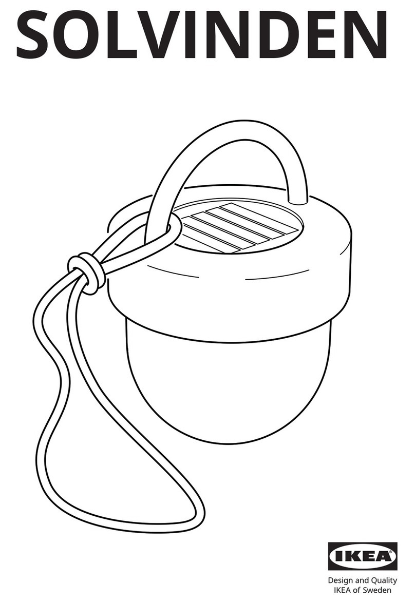 IKEA SOLVINDEN J2002-1 manual