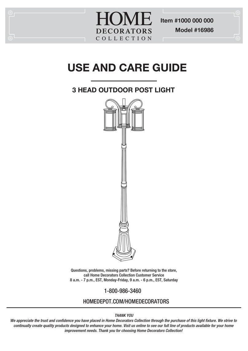Home Decorators Collection 16986 Use and care guide