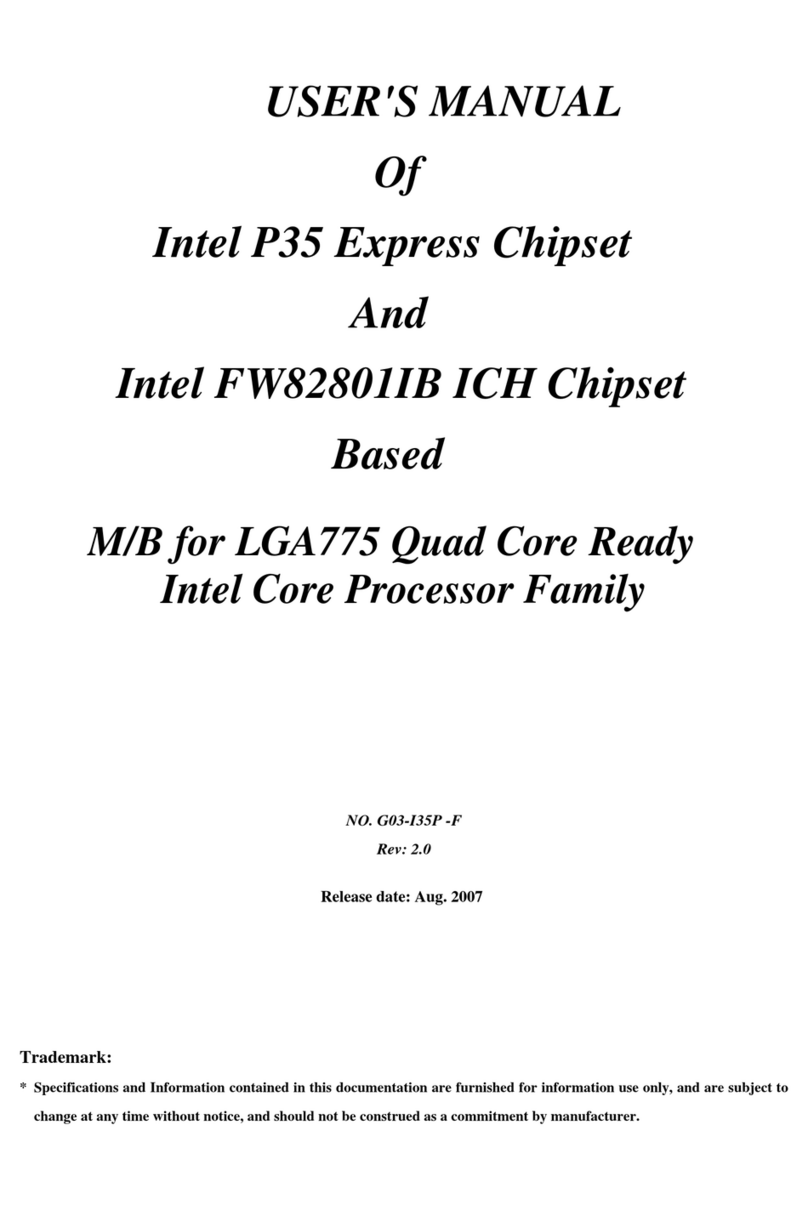 Intel P35 User manual