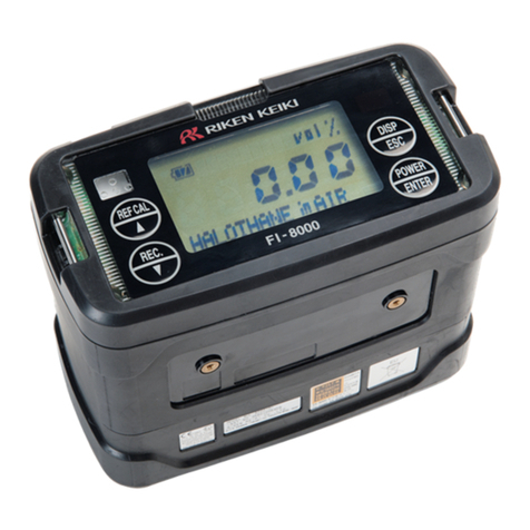Riken Keiki FI-8000 operating manual