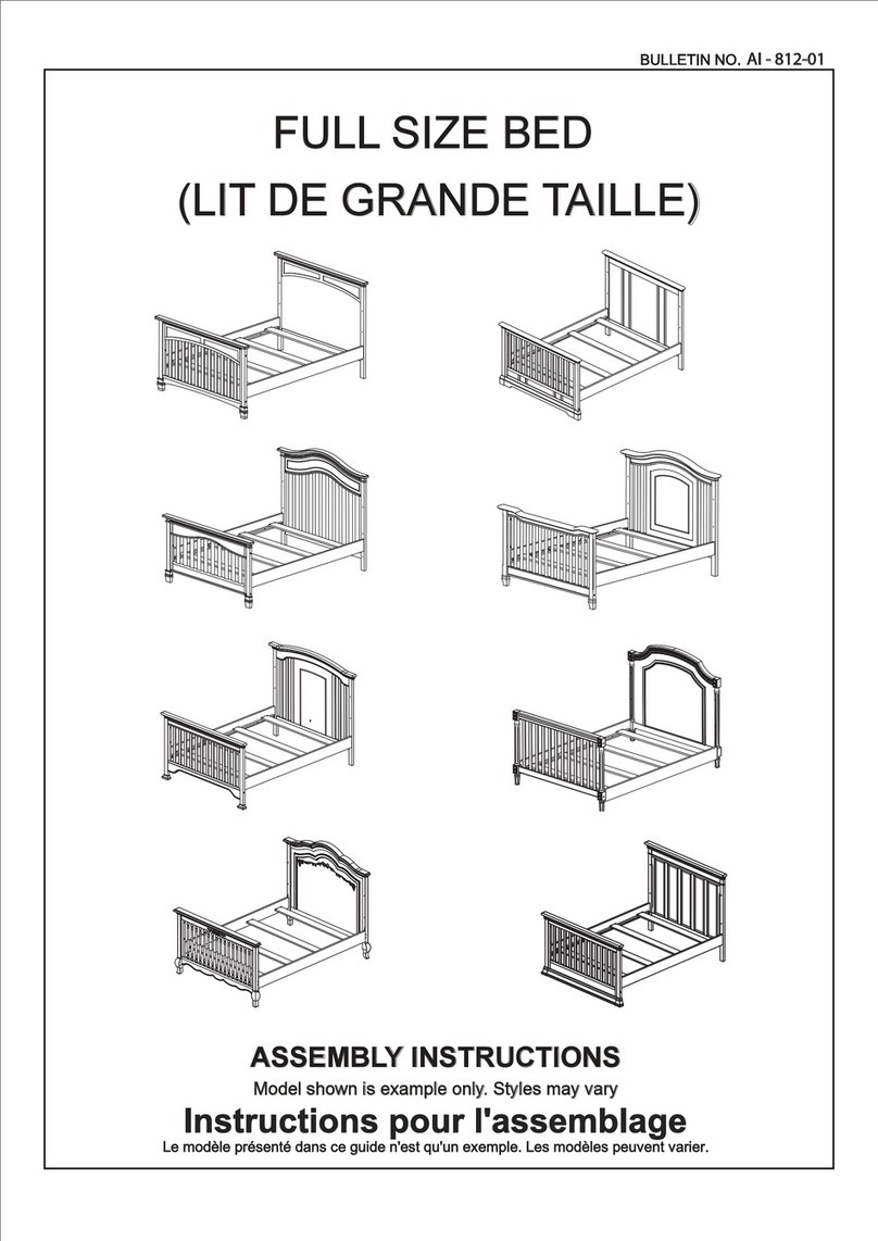 DOM FAMILY FULL SIZE BED Assembly instructions DOM FAMILY FULL SIZE BED Assembly instructions