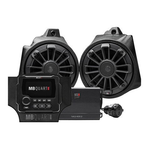 MB QUART MBQT-STG2-RAD-1 installation instructions