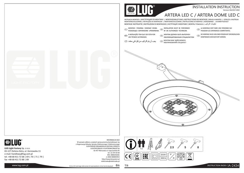LUG ARTERA LED C User manual