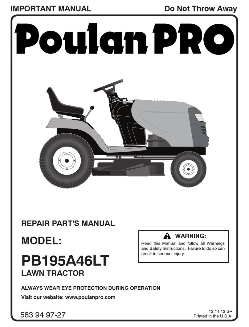 Poulan Pro PB195A46LT User manual