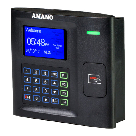 Amano MTX-30P PUSH Original operating instructions