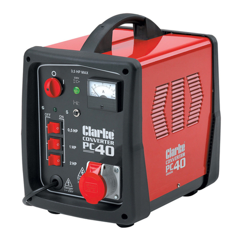 Clarke PC60 User manual
