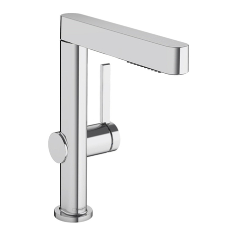Hans Grohe Finoris 230 2jet 76063 Series Instructions for use/assembly instructions Hans Grohe Finoris 230 2jet 76063 Series Instructions for use/assembly instructions
