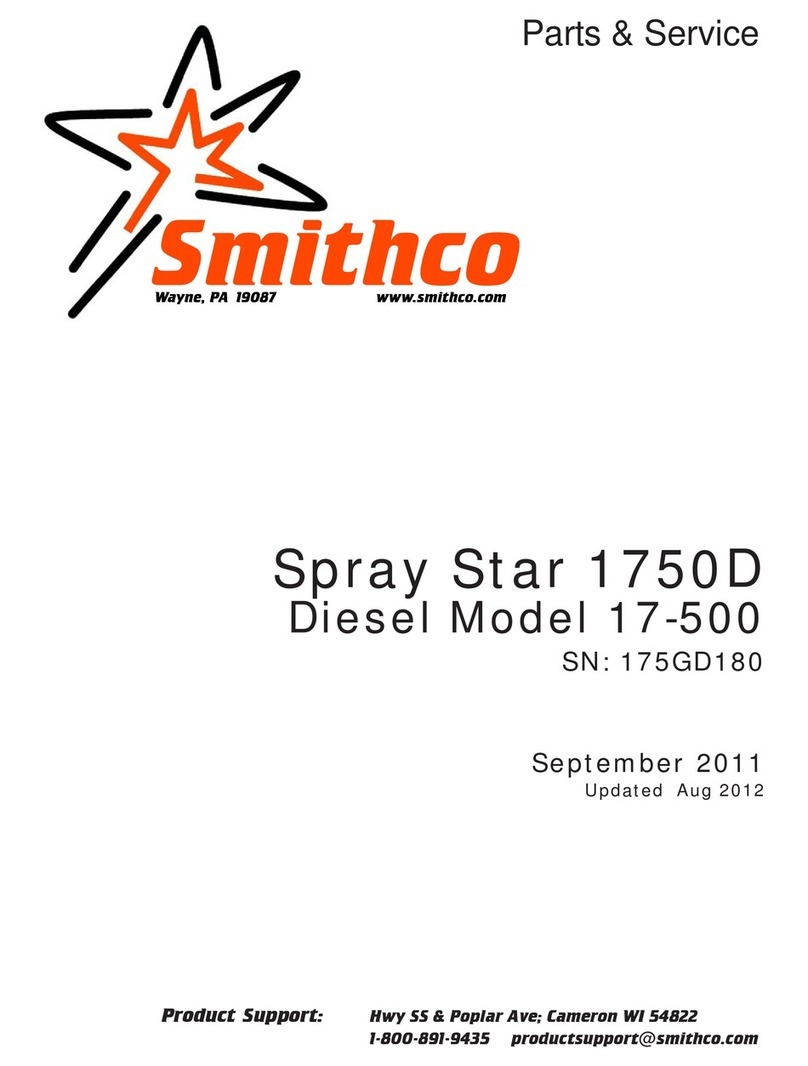 Smithco Spray Star 1750D Quick start guide