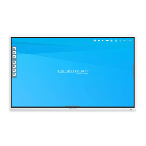 TRIUMPH BOARD INTERACTIVE FLAT PANEL PRO Series User manual