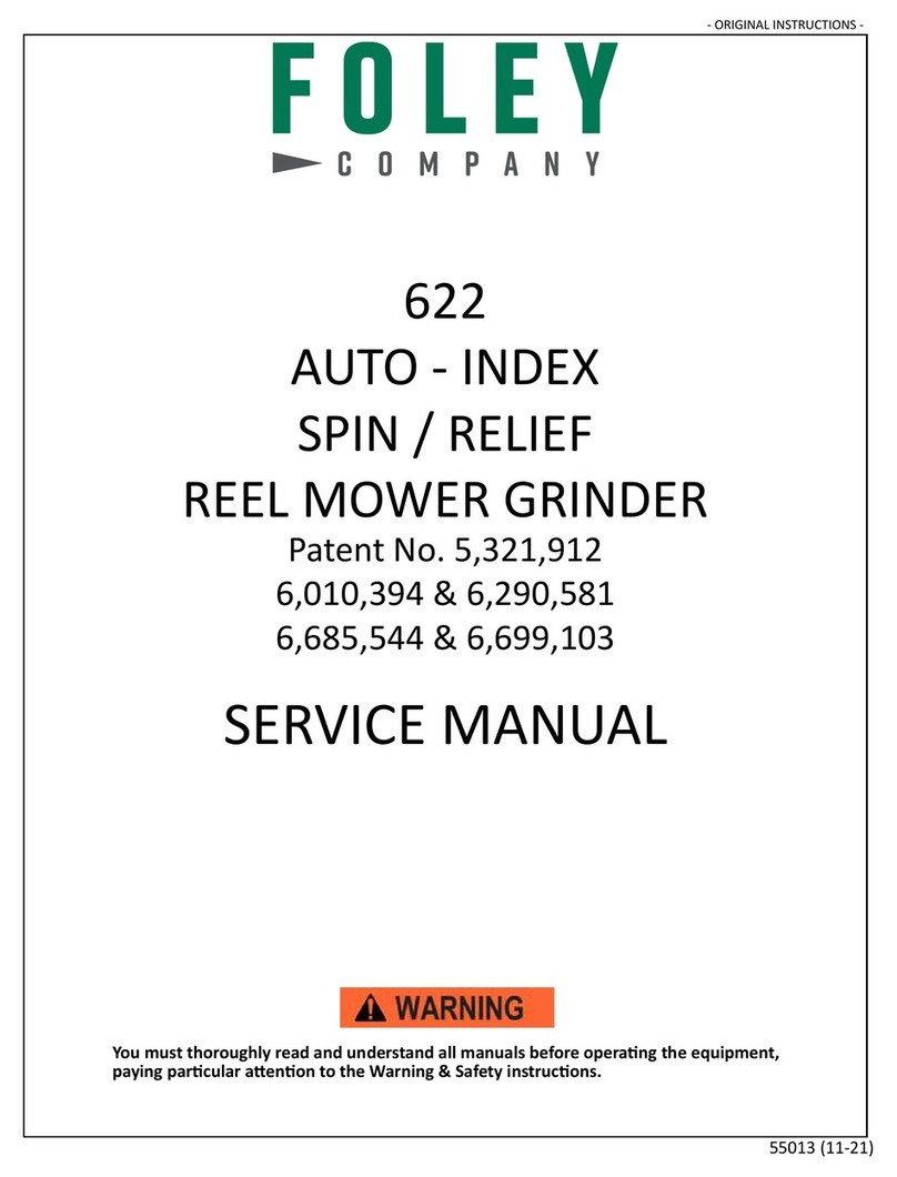 Foley 622 Service manual