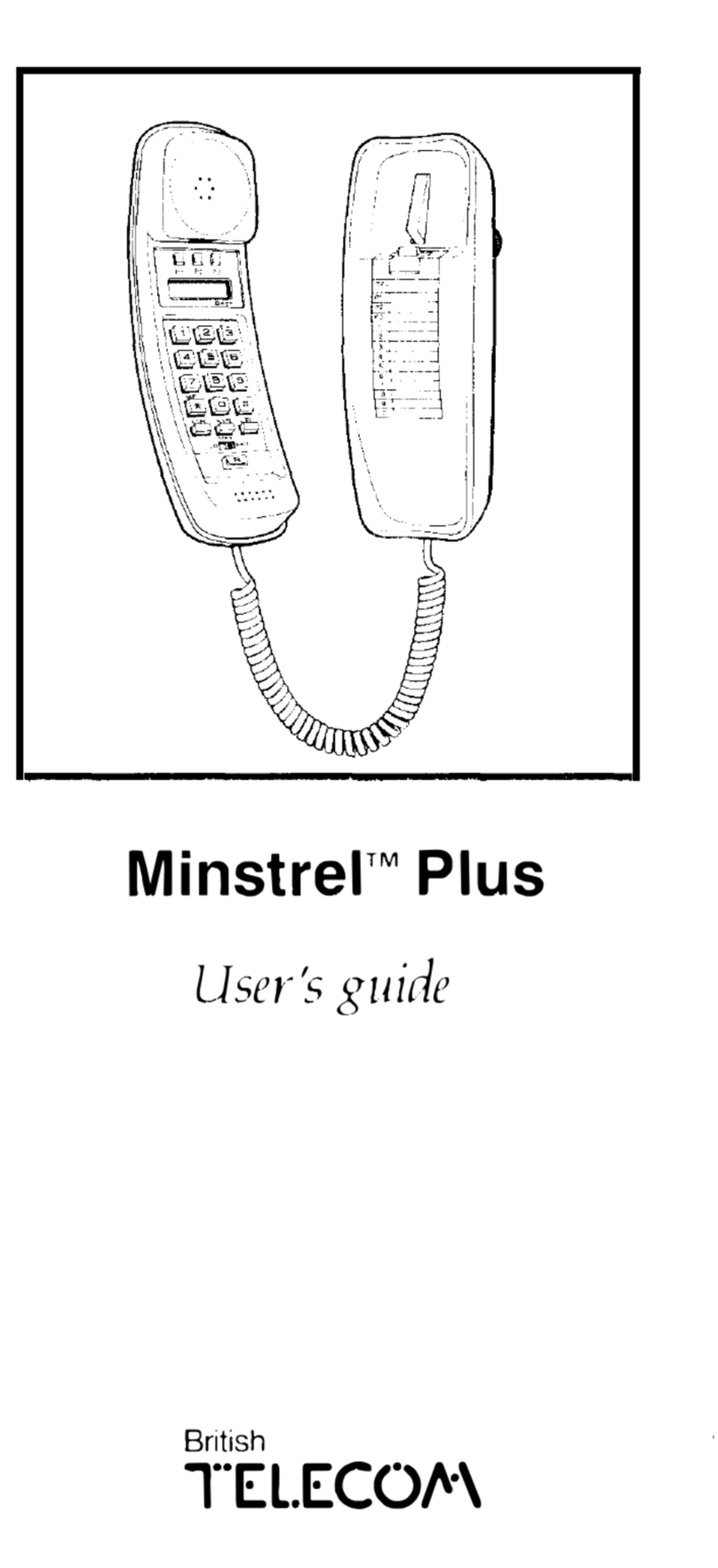 British Telecom Minstrel Plus user guide