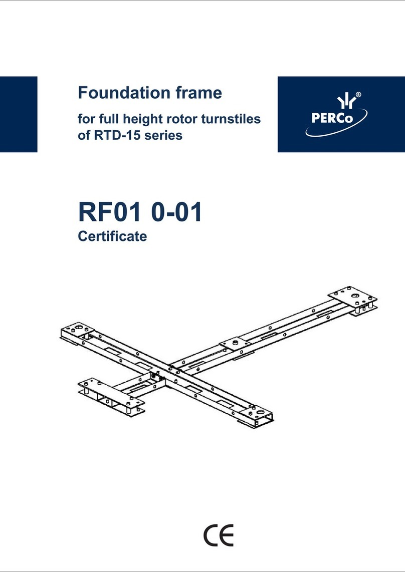 PERCo RTD-15 Series manual