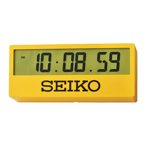 Seiko QHL073 instruction manual Seiko QHL073 instruction manual