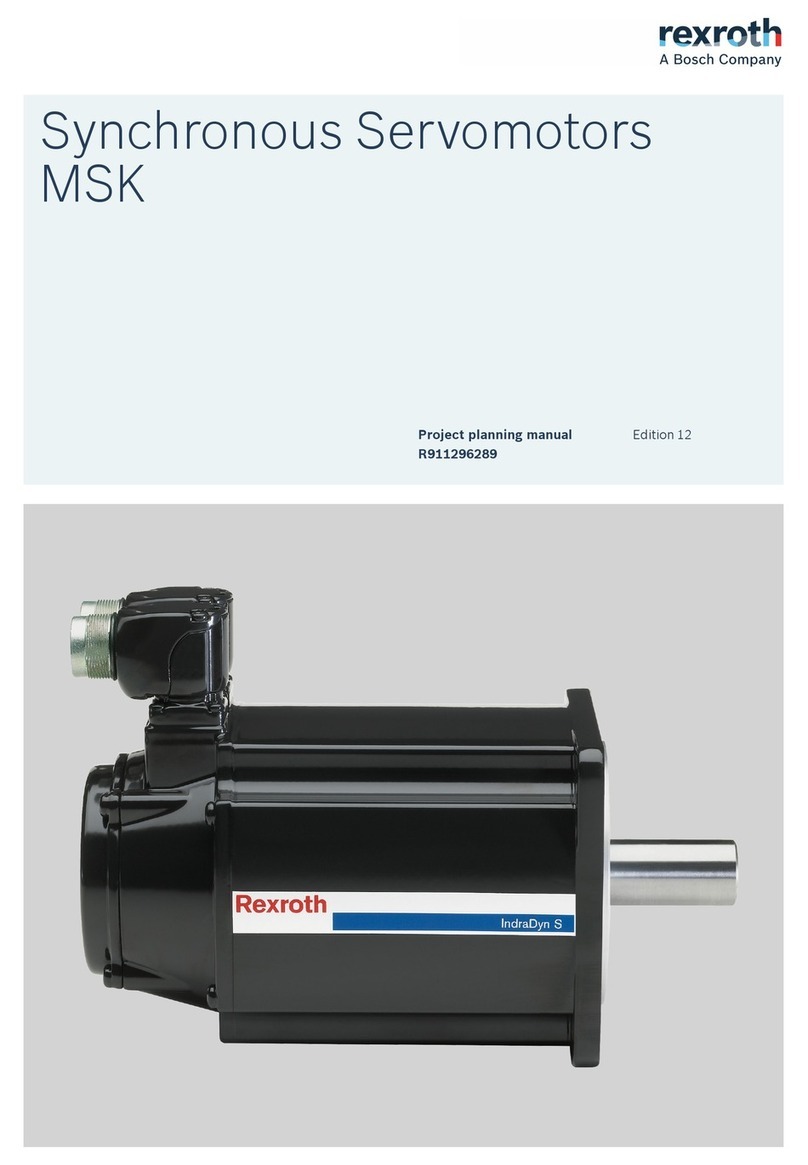 Bosch MSK030B-0900-NN Project planning manual