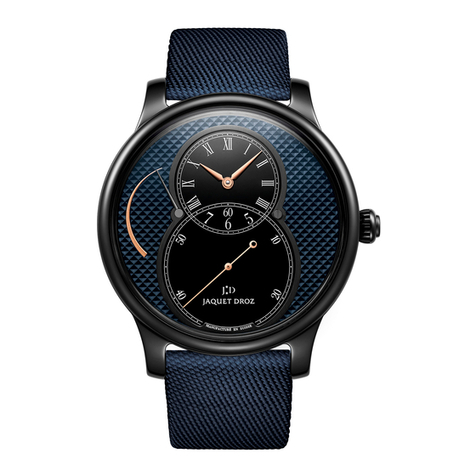 Jaquet Droz GRANDE SECONDE POWER RESERVE User manual