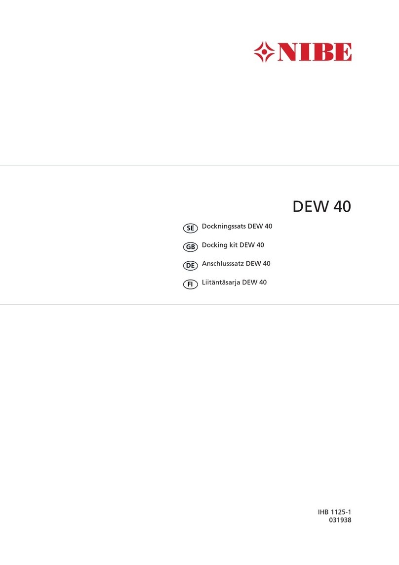 Nibe DEW 40 User manual