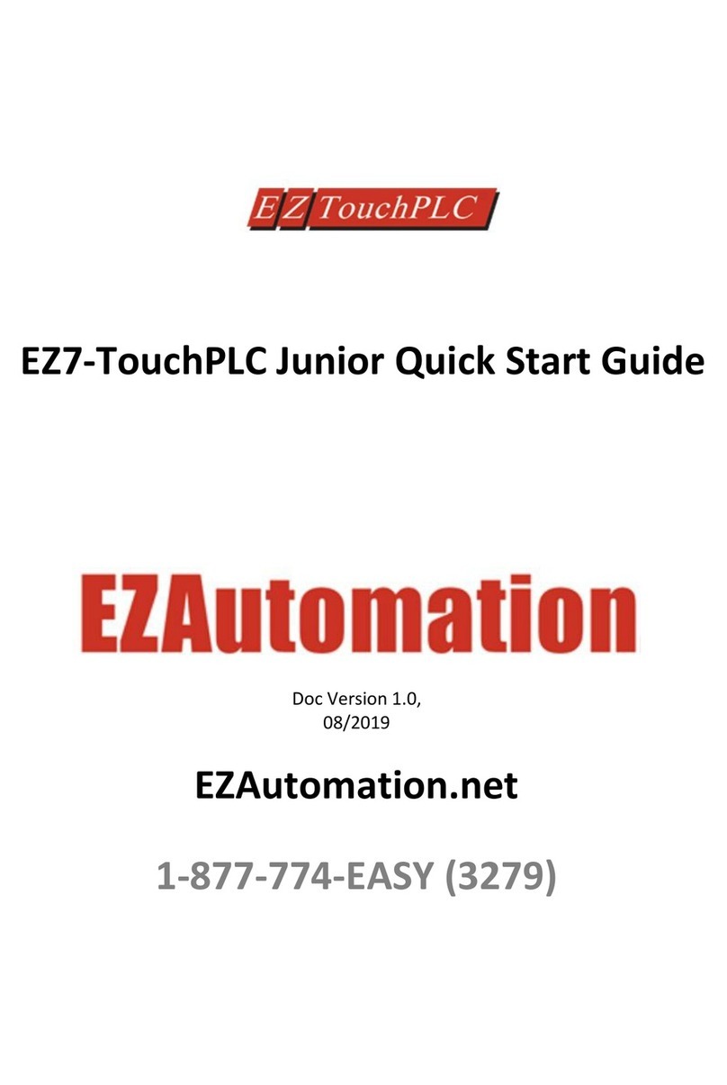EZAutomation EZ7-TouchPLC quick start guide
