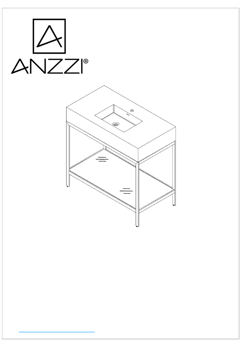 Anzzi CS-FRGLPNL00 Series User manual