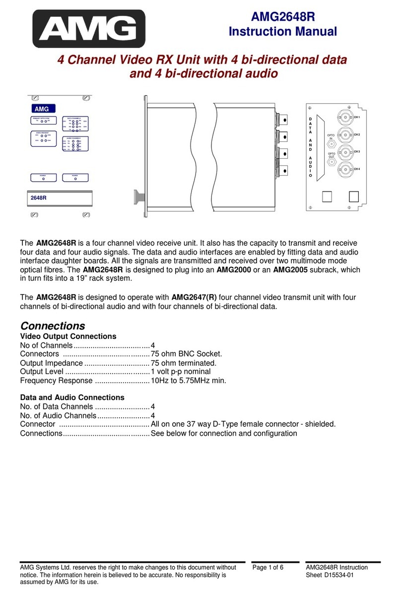 AMG AMG2648R User manual
