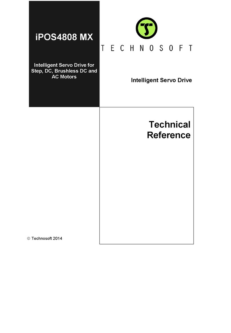 Technosoft iPOS4808 MX Series Use and care manual