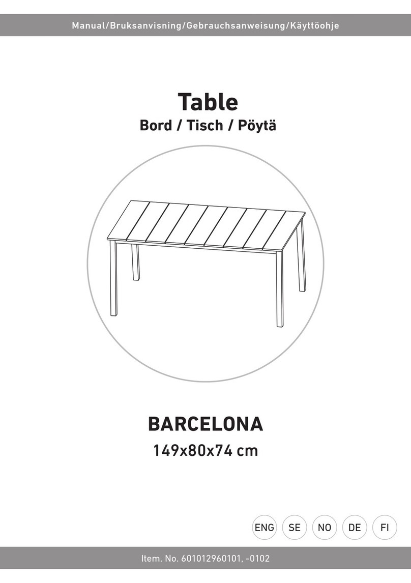 RUSTA BARCELONA 601012960101 User manual