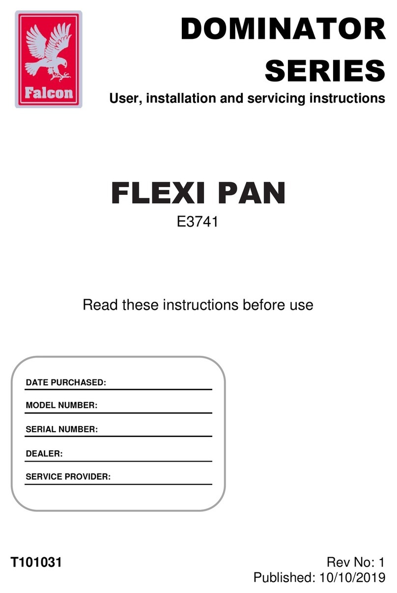 Falcon Dominator Series User, installation and servicing instructions