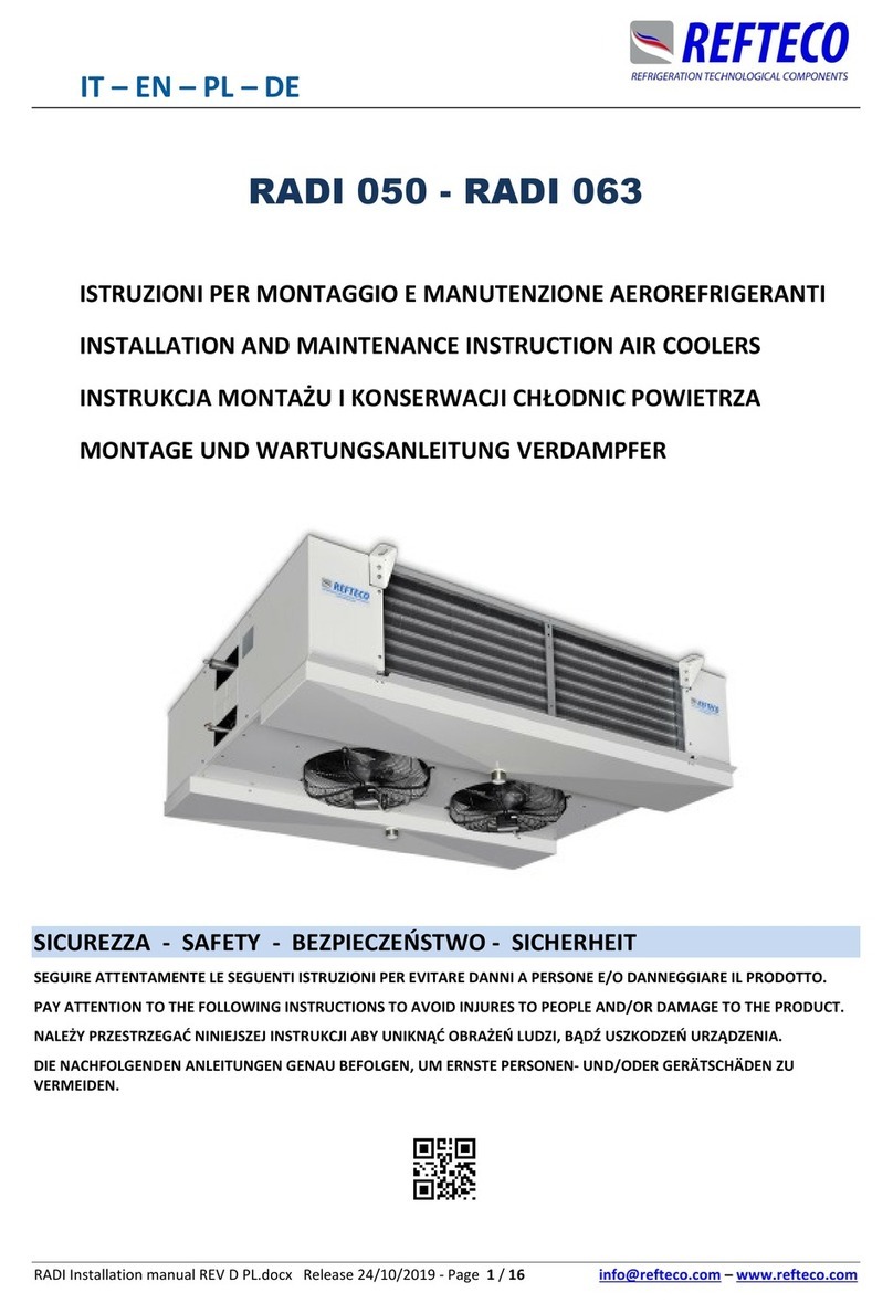 Refteco RADI Series Technical specifications