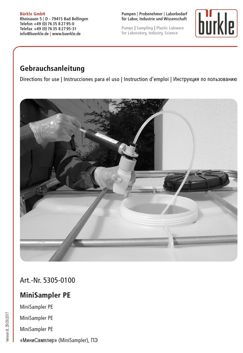 Bürkle MiniSampler PE Manual