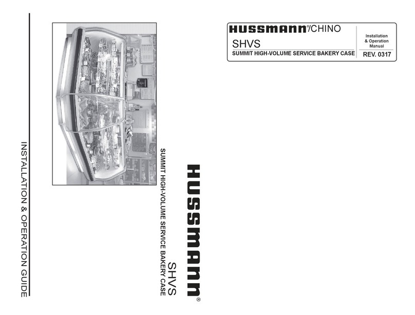 Hussmann Chino SHVS Series Installation & operation guide