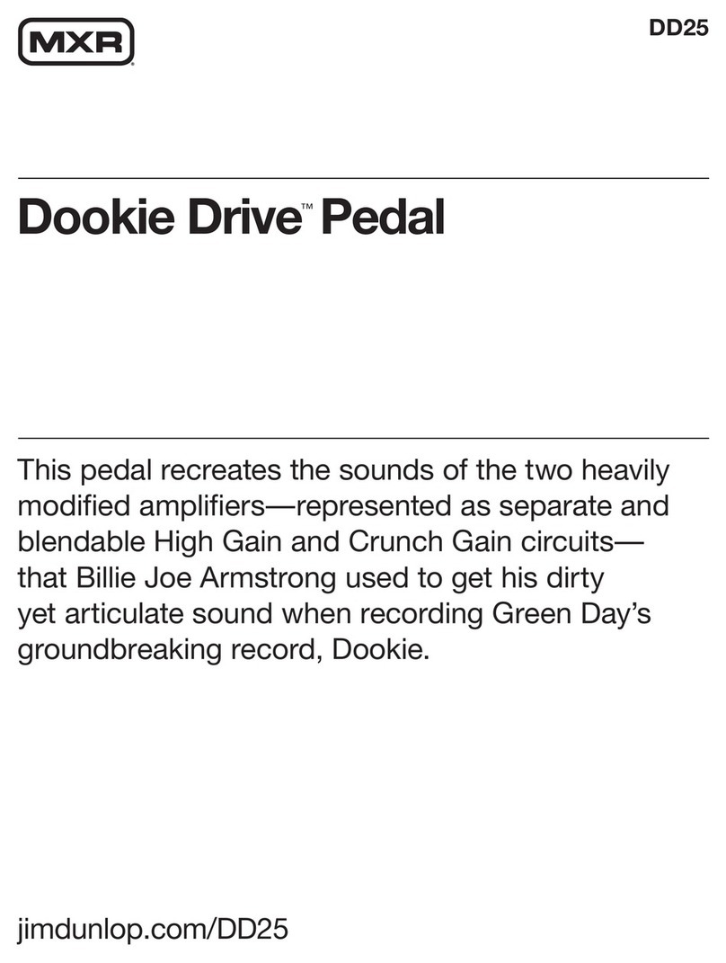 mxr Dookie Drive DD25 User manual