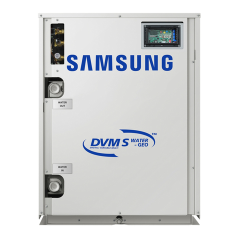 Samsung VRF DVM S Water Instruction manual