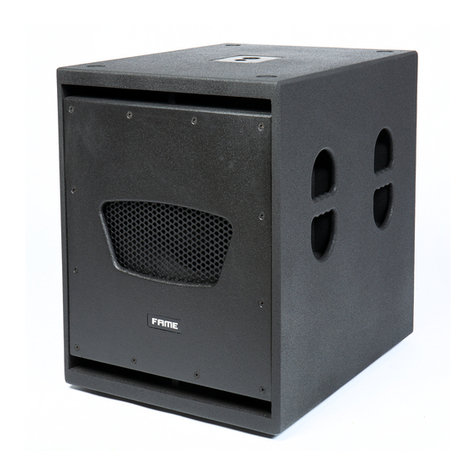 Fame Audio Enforcer SUB 15A user manual