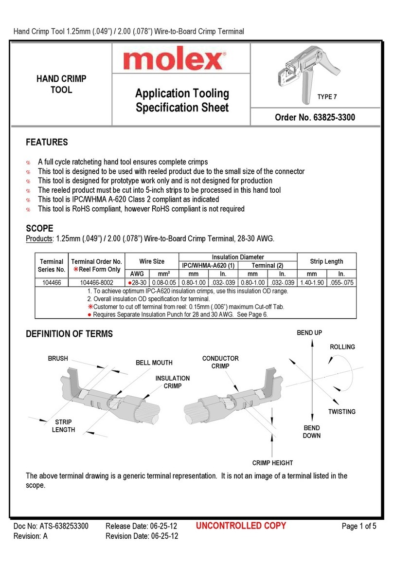 molex 207129 Series Specification sheet