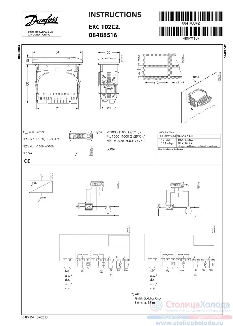 Danfoss EKC 102C2 User manual
