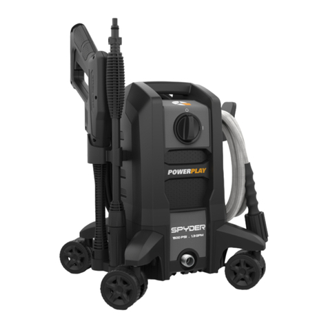 Powerplay SPYDER Assembly, care and use instructions