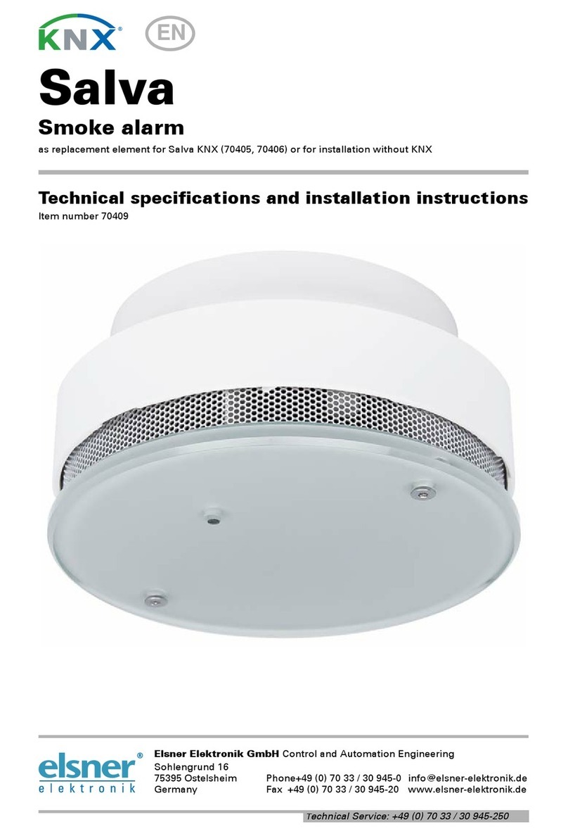 elsner elektronik Salva KNX basic Technical specifications and installation instructions