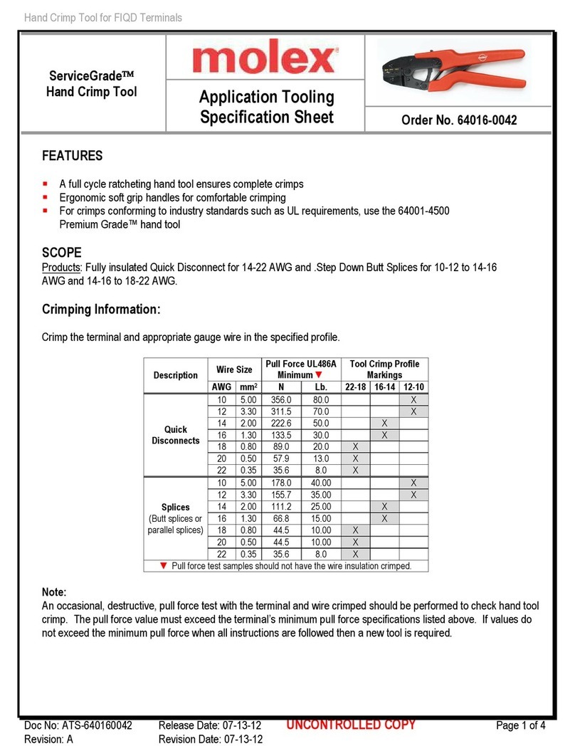 molex 207129 Series User manual molex 207129 Series User manual