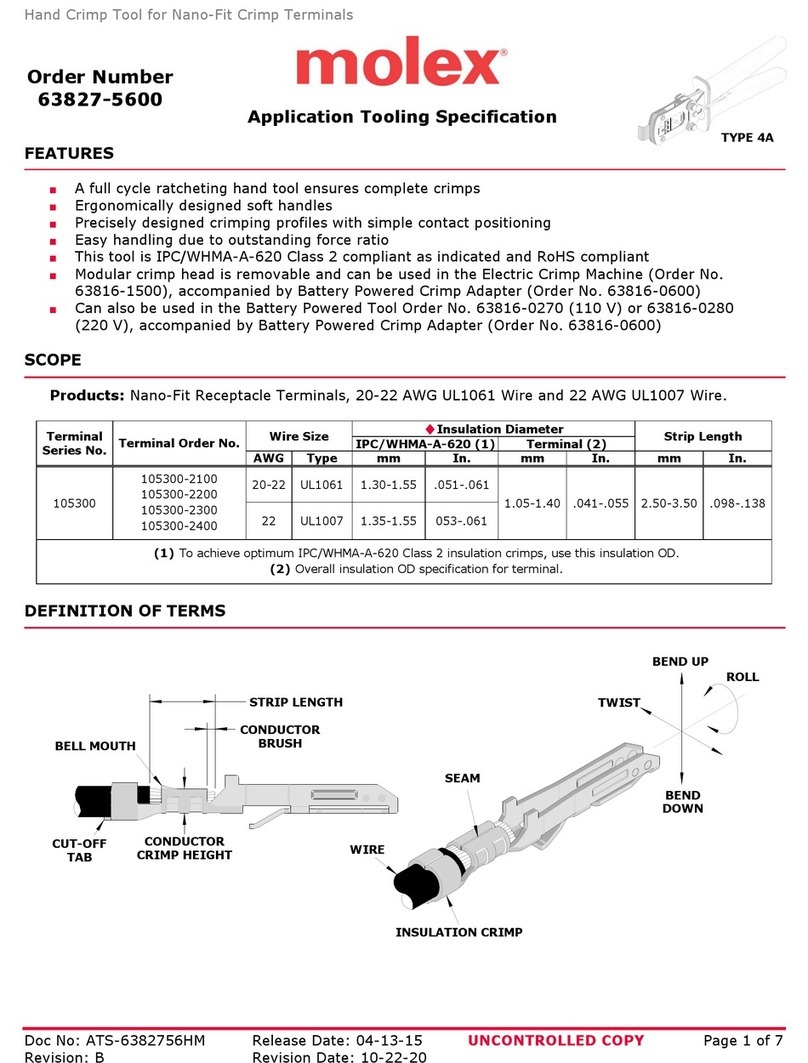 molex 105300 Series quick start guide
