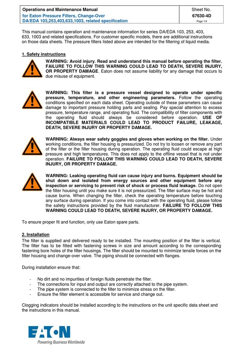 Eaton DA/EDA 103 User manual