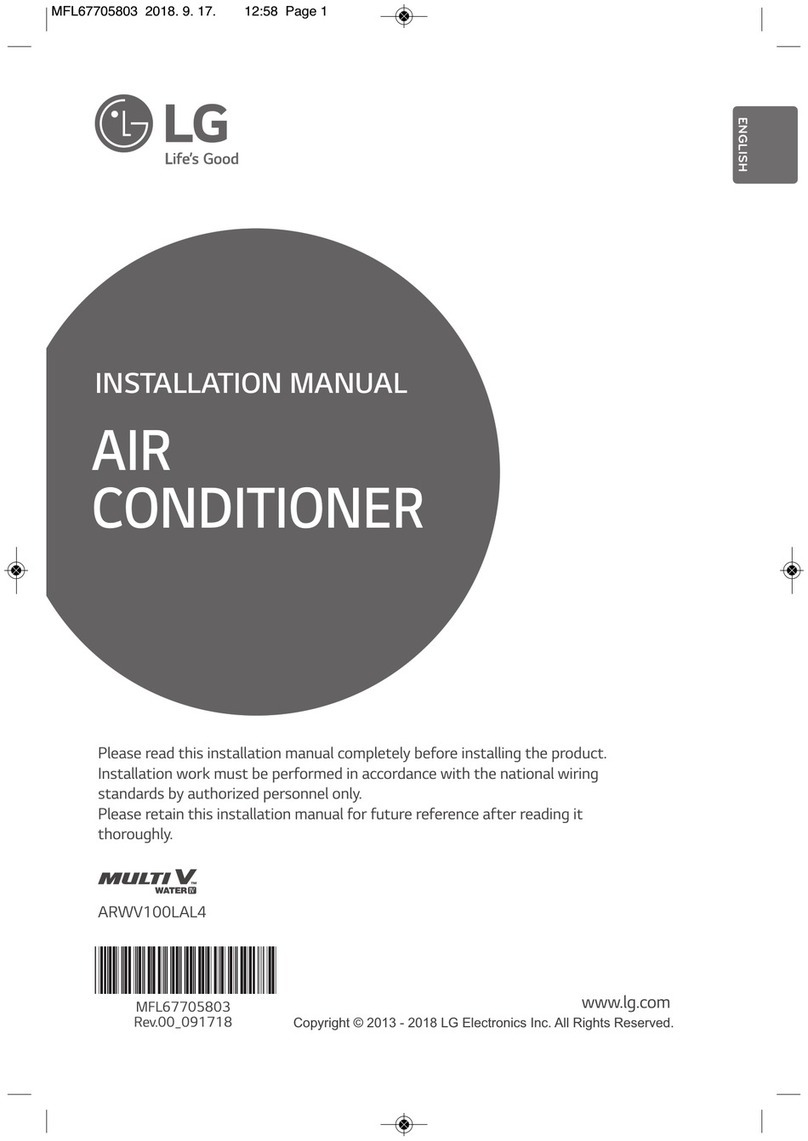 LG MULTI V WATER IV ARWV100LAL4 User manual