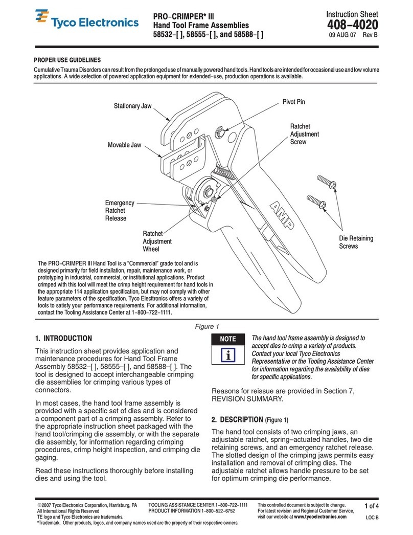Tyco Electronics 58532 Series User manual Tyco Electronics 58532 Series User manual